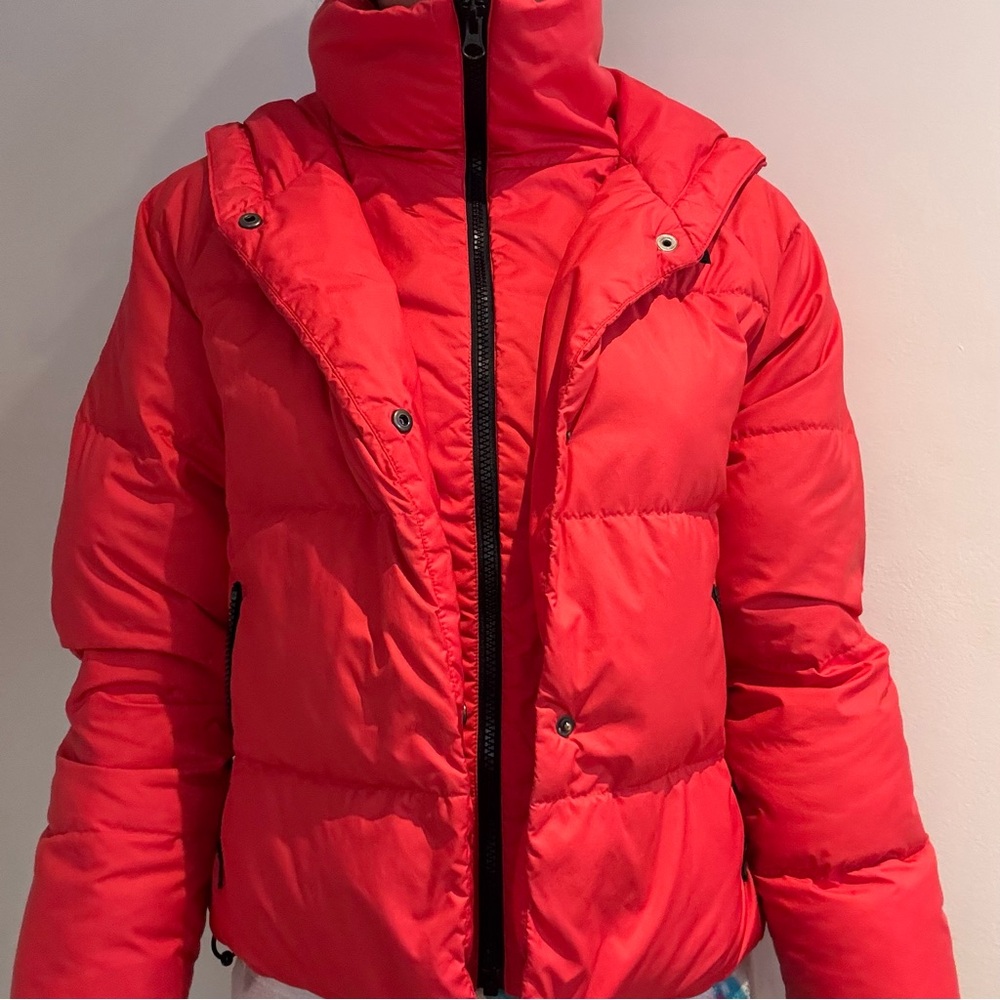 North Face Insulated Red Puffer Jacket